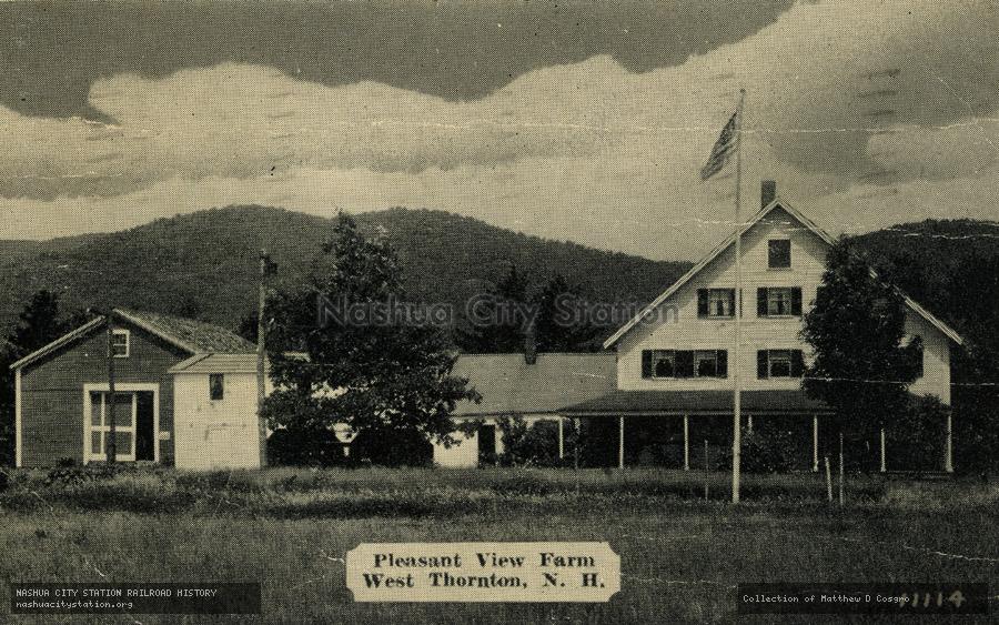 Postcard: Pleasant View Farm, West Thornton, N.H.